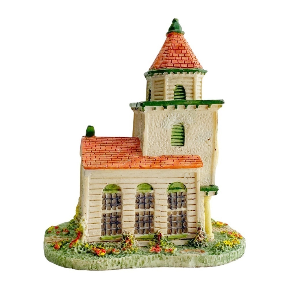 Vtg NIKKO Church Steeple Chapel Collectible Mini Miniature Quartz Desk Clock​ - Picture 2 of 6